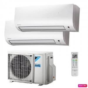 Daikin vonkajšia jednotka 2MXM40M + 2x vnútorná jednotka Comfora FTXP25M